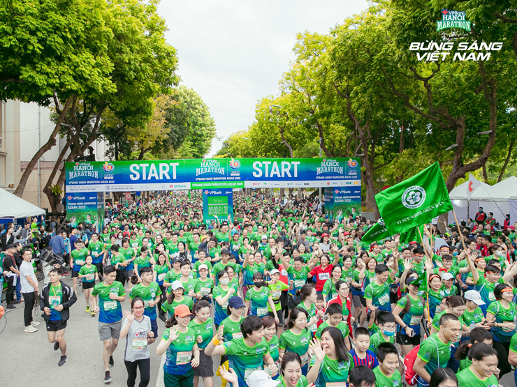 Hơn 10.000 vận động viên đăng ký tham gia giải chạy VPBank Hanoi Marathon 2022