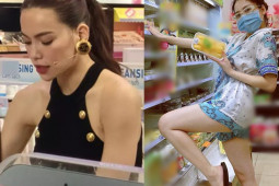 Hồ Ngọc Hà, Trâm Anh lộ nhan sắc thật nơi công cộng