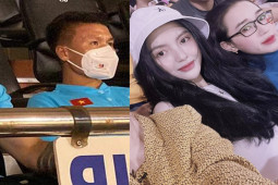 Đời sống Showbiz - Bạn gái Quang Hải, ái nữ cựu Chủ tịch CLB bóng đá Sài Gòn "gây sốt" khán đài ĐT VN thắng Singapore