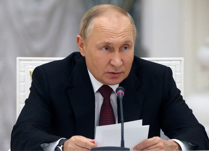 Tổng thống Nga Vladimir Putin có bài phát biểu quan trọng hôm 21/9. Ảnh minh họa: Reuters