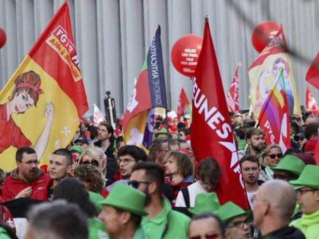 Thế giới - Bỉ: Hàng nghìn người biểu tình phản đối giá năng lượng tăng cao