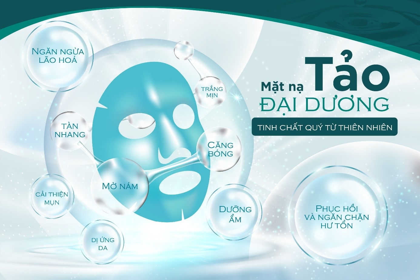 Sử dụng mặt nạ tảo đại dương đúng cách mang lại hiệu quả như mong muốn