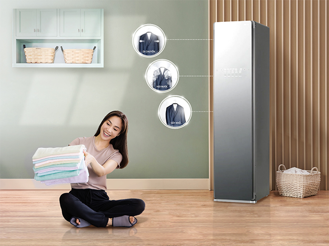 LG Styler 3 móc mặt gương kính mới: Phiên bản tủ chăm sóc quần áo được ước ao nhất hiện nay - 3