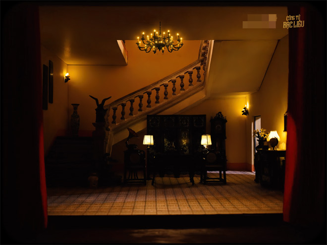 Tòa dinh thự thu nhỏ có kích thước chỉ bằng ngôi nhà búp bê thông thường được thực hiện với độ tinh tế cao