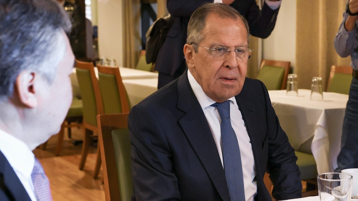 Ngoại trưởng Nga Sergei Lavrov bên lề phiên họp của Đại Hội đồng Liên Hợp Quốc ở New York, Mỹ.