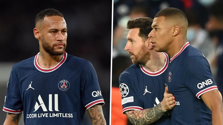 Neymar hiệu quả hơn Messi và Mbappe