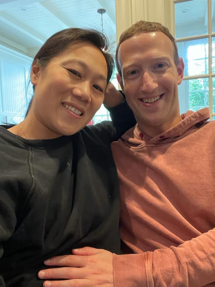 Mark Zuckerberg và vợ