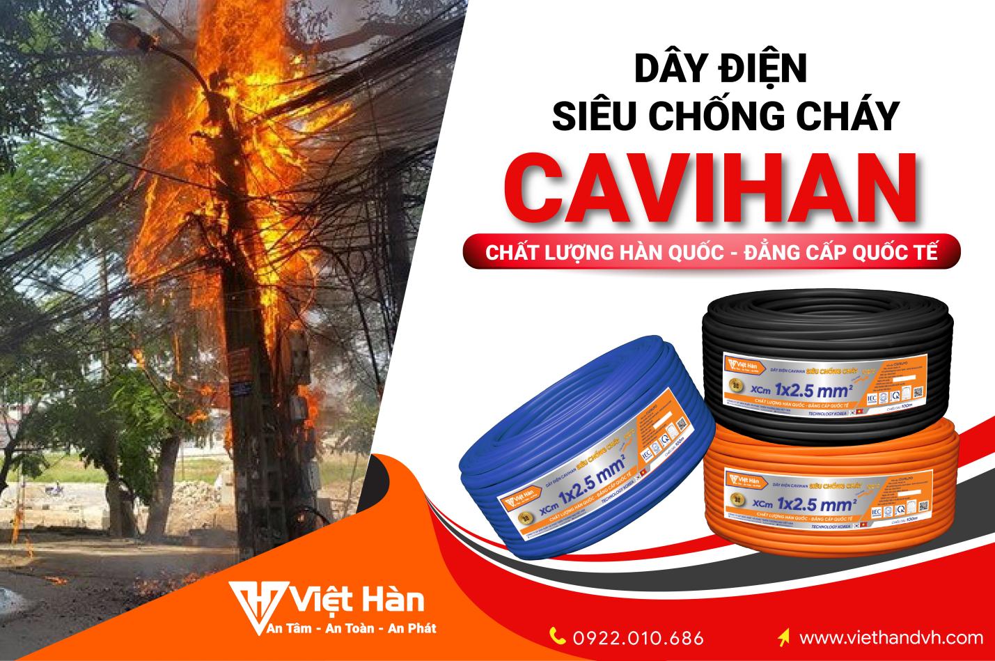 Dây điện Cavihan chống cháy chuyên dụng đóng vai trò quan trọng trong kết cấu hoàn thiện ngôi nhà.
