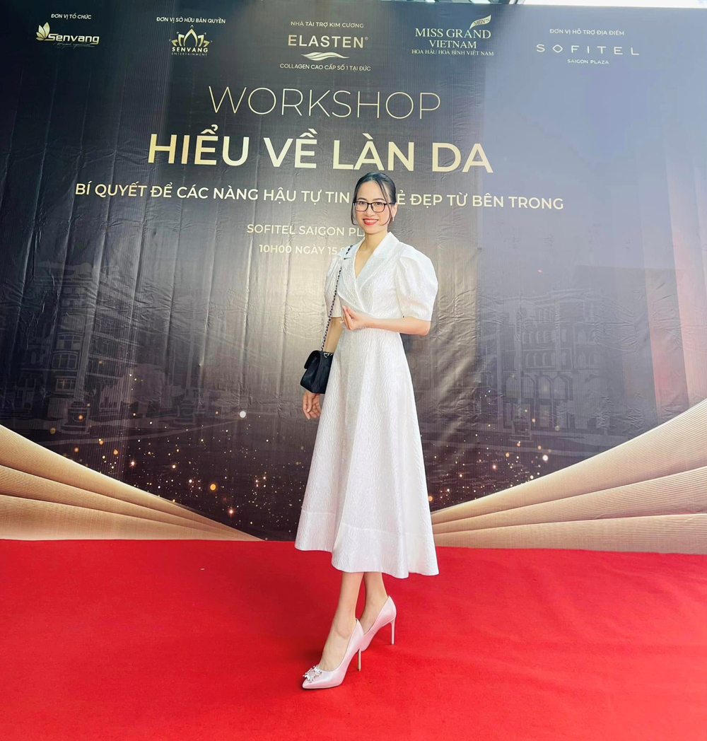 Bác sĩ Tô Lan Phương làm giám khảo Miss Grand Vietnam 2022 trong phần thi thấu hiểu làn da - 4