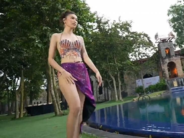 Thời trang - Váy xẻ hông cao chót vót nhiều lần phản chủ làm người đẹp Việt ngượng ngùng