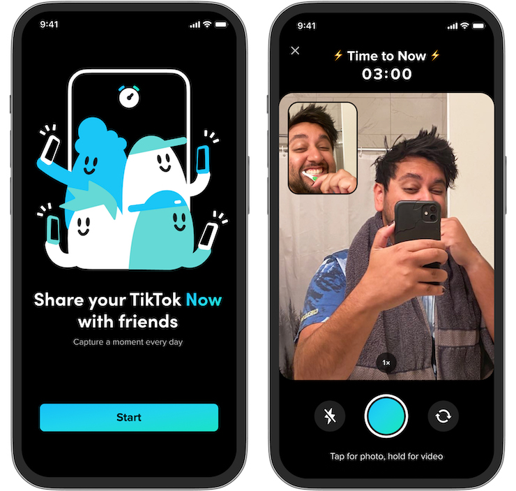 TikTok thêm công cụ TikTok Now với lời nhắc quay video 10 giây - 1