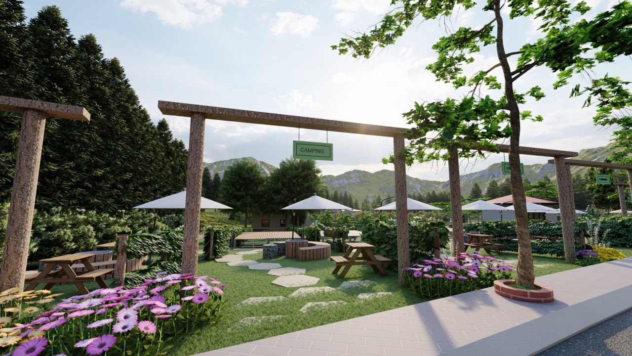 Khu cắm trại BBQ thư giãn tại Cactus Garden