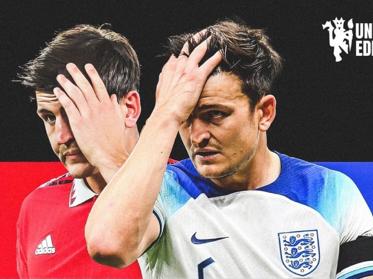 Bóng đá - Maguire "ám" từ MU tới ĐT Anh: Đá chính 4 trận thua 4, chỉ xứng làm kép phụ