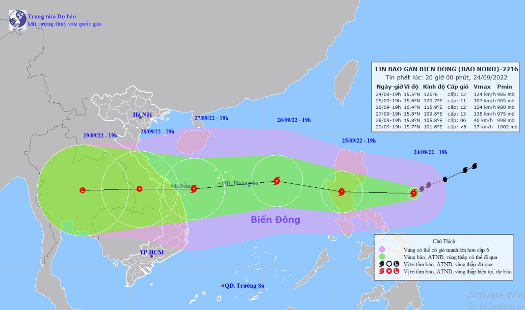 Noru – tên cơn bão rất mạnh sắp vào Biển Đông có nghĩa là gì? - 1