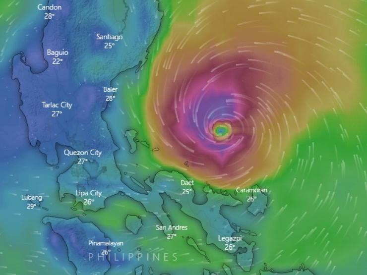 Tin tức trong ngày - Bão Noru mạnh lên tiệm cận mức siêu bão, gió giật cấp 17