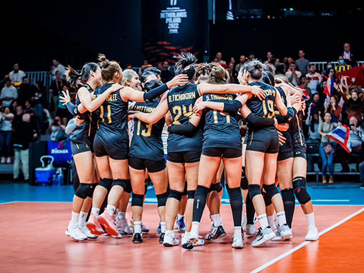 Thể thao - Bóng chuyền nữ Thái Lan tạo địa chấn giải thế giới, "chân dài" ghi 33 điểm