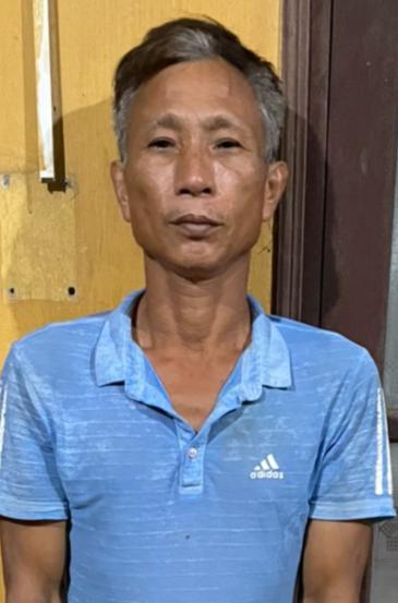 Trần Văn Điền tại cơ quan công an