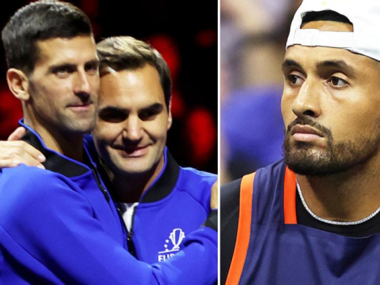 Thể thao - "Trai hư" Kyrgios tri ân Federer nhưng giở trò châm chọc Djokovic
