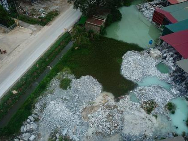Ô nhiễm môi trường ở làng đá mỹ nghệ lớn nhất xứ Thanh