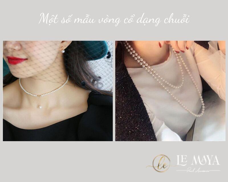 Ngọc trai chuỗi thích hợp để phối cùng nhiều trang phục và đối tượng người dùng