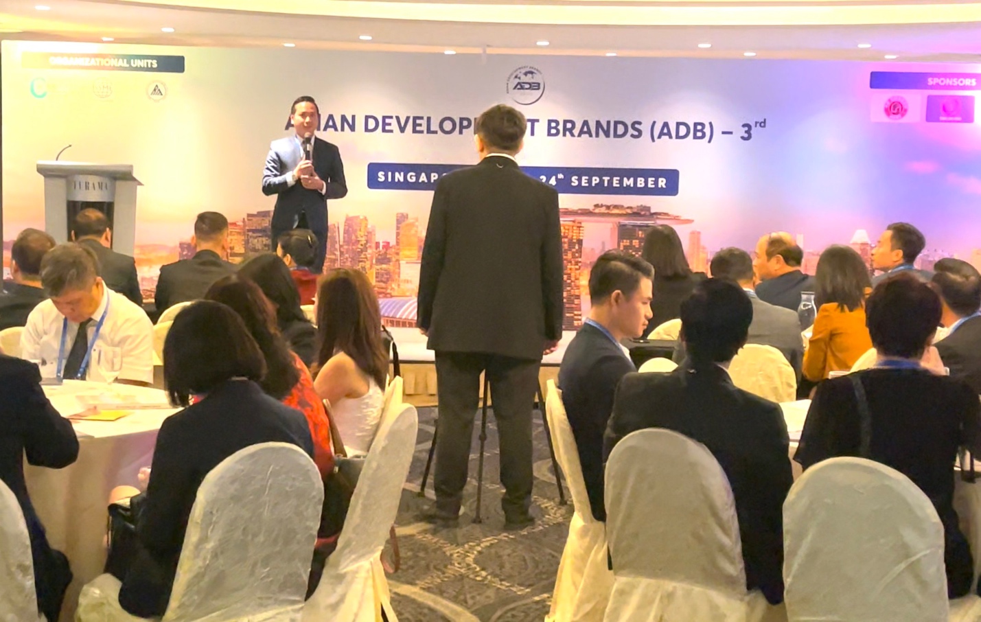 Ông Nguyễn Trung Kiên - Chủ tịch ACM Holdings phát biểu tại diễn đàn Thương hiệu phát triển Châu Á 2022 vừa qua