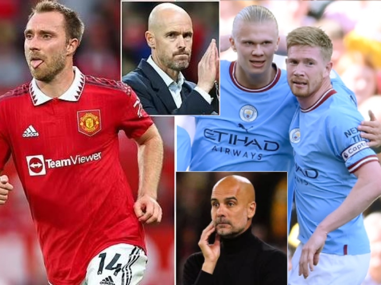 Bóng đá - Eriksen thăng hoa, MU sáng cửa thắng derby: "Chấp" Man City cầm bóng 90%