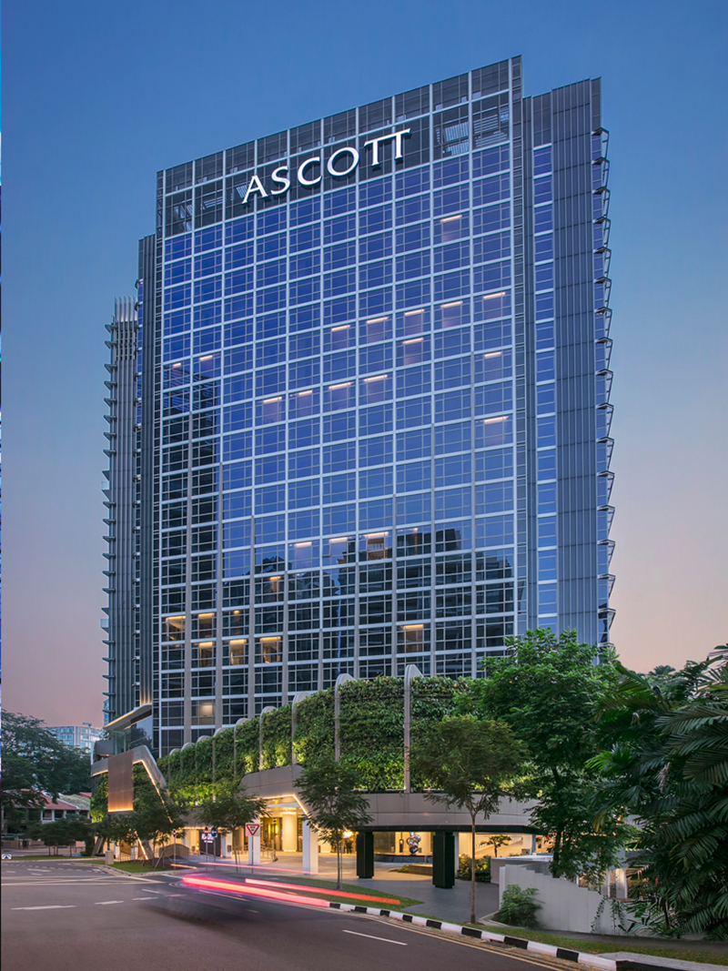 Tòa Ascott Orchard Singapore được vận hành tiêu chuẩn 5 sao bởi The Ascott Limited
