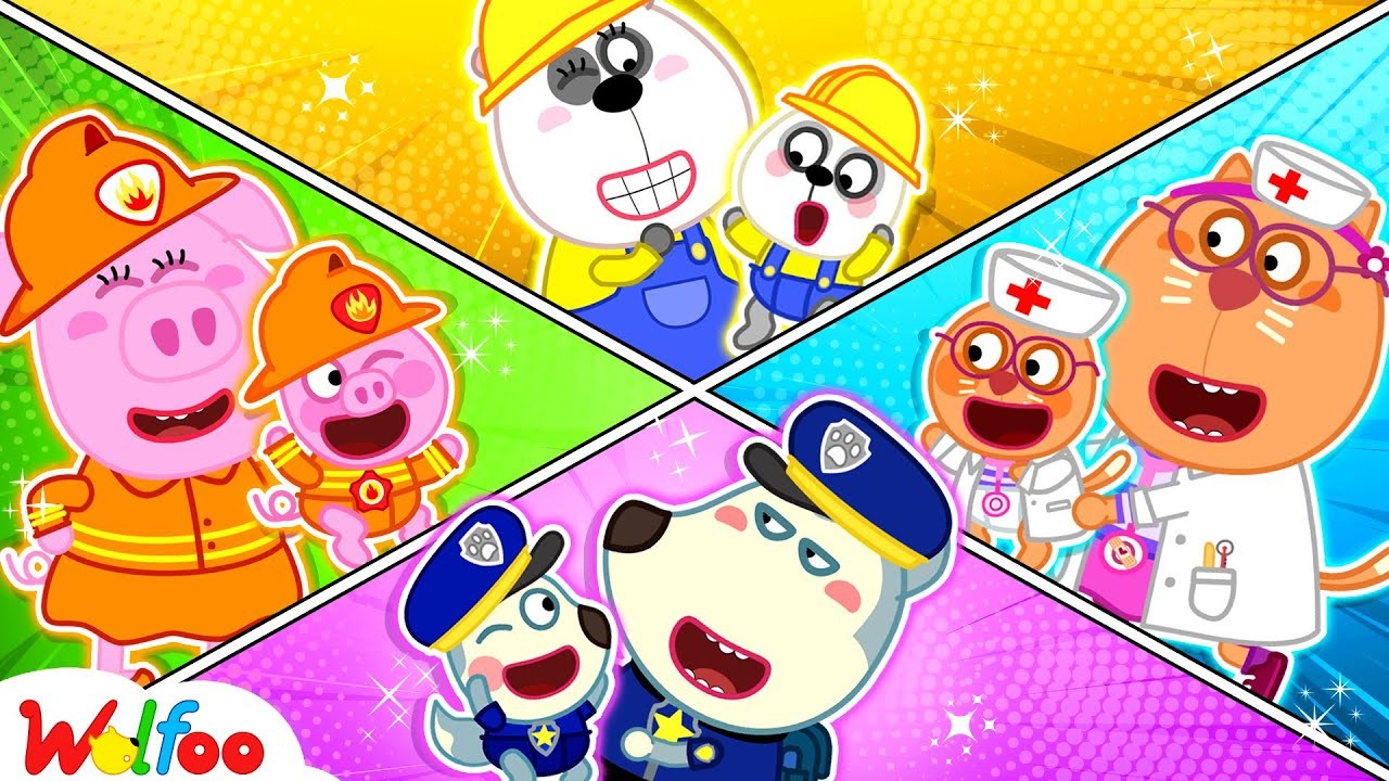 Wolfoo cùng các bé nhập vai khám phá nghề nghiệp tương lai