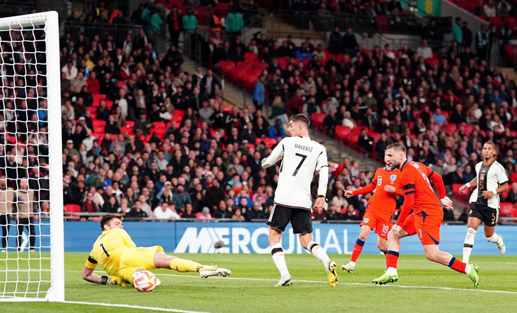 Để Kai Havertz ghi bàn cuối trận khiến ĐT Anh hụt thắng ĐT Đức trong trận chia tay UEFA Nations League mùa này&nbsp;