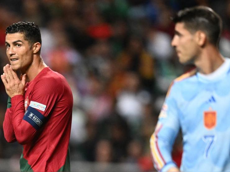 Morata nói gì khi hóa hung thần làm Bồ Đào Nha -  Ronaldo ôm hận?
