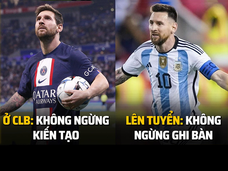 Ảnh chế: Messi liên tục tỏa sáng rực rỡ làm ”lu mờ” Ronaldo