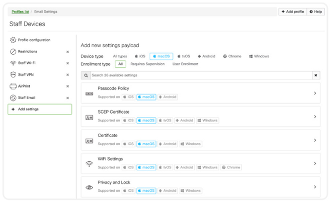 Sử dụng trình quản lý hệ thống linh hoạt