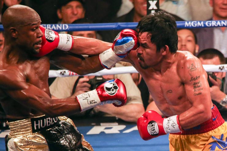 Mayweather và Pacquiao là những đối thủ lớn của nhau