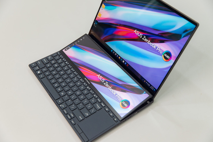 Asus giới thiệu laptop Zenbook Pro 14 Duo OLED độc đáo với 2 màn hình - 1