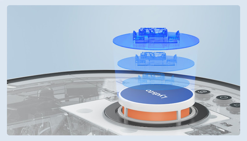 Màn hình led&nbsp;hiển thị trạng thái thông báo làm việc của robot