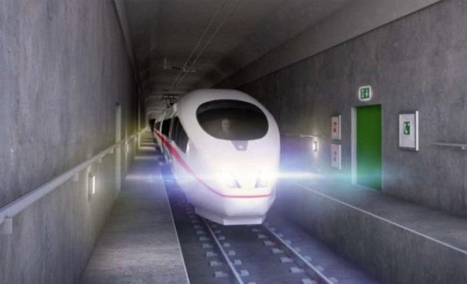 Mô hình thiết kế tuyến tàu hỏa tại đường hầm Fehmarnbelt