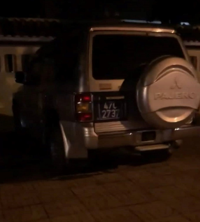 Chiếc xe biển xanh 47C.2737 đăng tải trên mạng xã hội