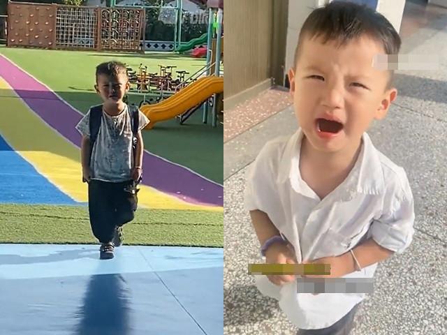 Bé trai ngày nào đến trường cũng khóc lóc ầm ĩ.
