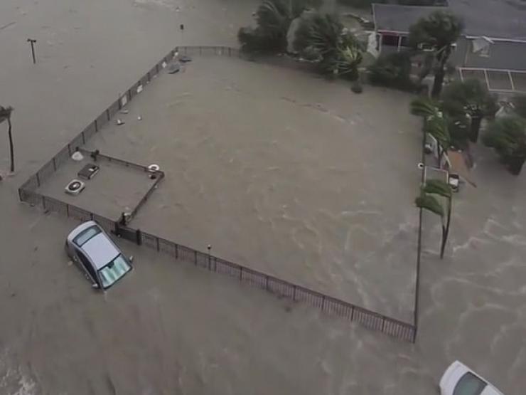 Thế giới - Mỹ: Hình ảnh trước và sau khi siêu bão Ian sức gió mạnh khủng khiếp đổ bộ Florida