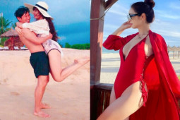 Đời sống Showbiz - Đẻ 4 con, Jennifer Phạm, vợ Lý Hải vẫn đẹp "mòn con mắt" khiến chồng mê mệt