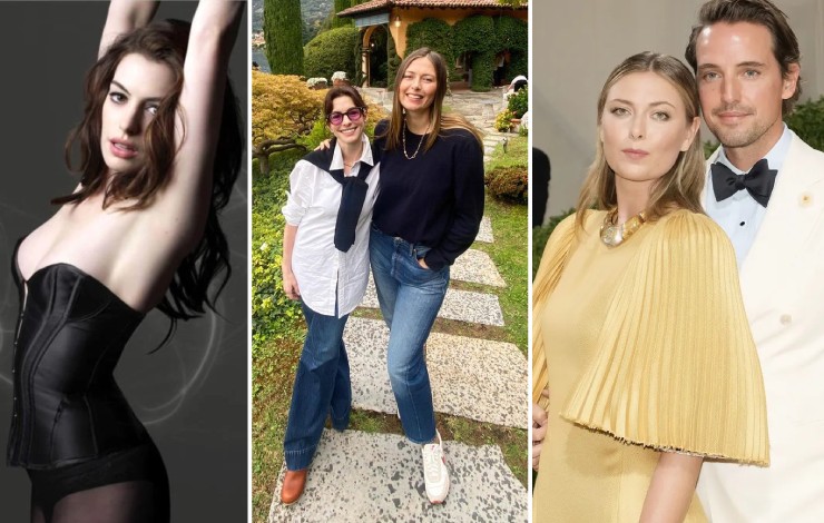Sharapova và nữ diễn viên&nbsp;Anne Hathaway rủ nhau nghỉ dưỡng ở Italia