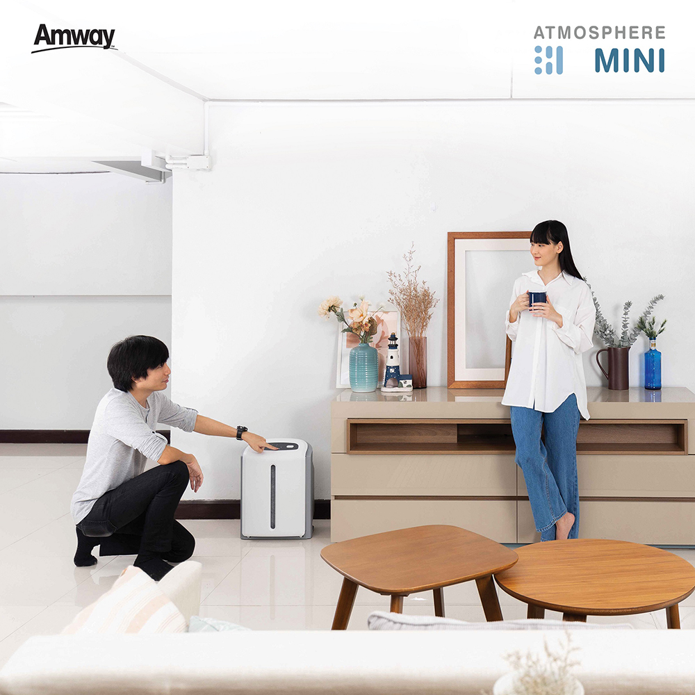 Máy lọc không khí Atmosphere Mini™&nbsp;với khả năng loại bỏ hiệu quả đến 99.99%&nbsp;bụi mịn, vi khuẩn, vi rút