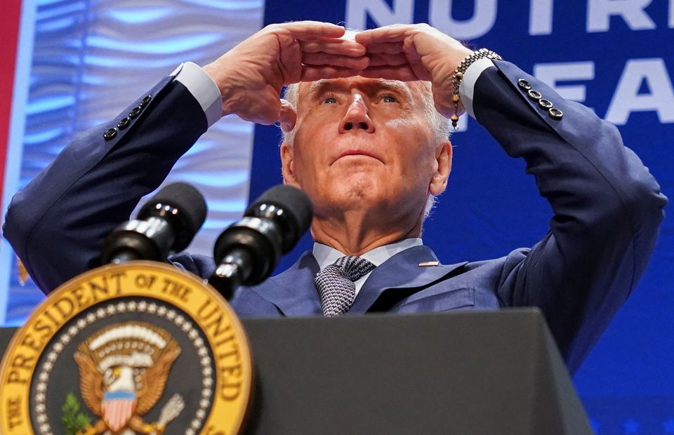 Ông Biden phát biểu trong hội nghị hôm 28/9 (ảnh: Reuters)