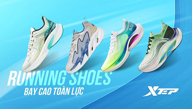 Trải nghiệm không giới hạn với BST giày Running Xtep - 1
