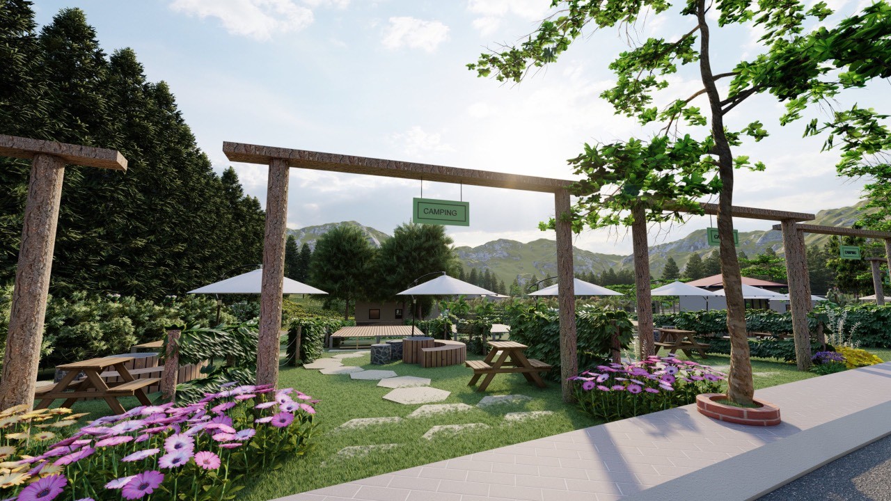 Khu cắm trại BBQ thư giãn tại Cactus Garden