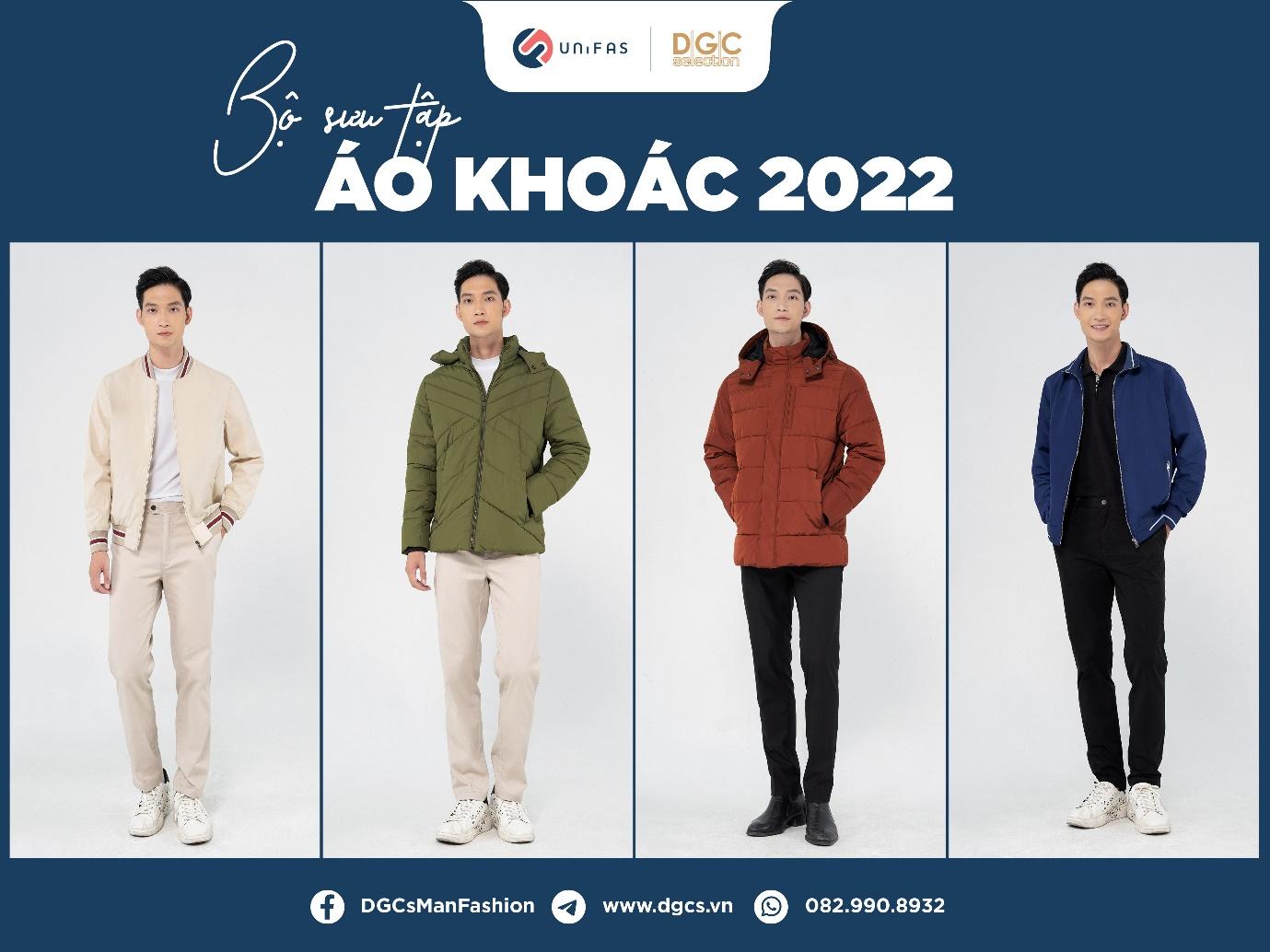 Áo phao 3 lớp dáng ngắn của UNIFAS-DGCs