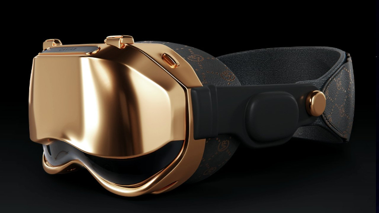 Chiếc Vision Pro bằng vàng có giá 40.000 USD.