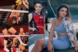 Thể thao - Mỹ nhân bóng chuyền 1m98 chắn bóng "như thần", Thổ Nhĩ Kỳ hạ Brazil 3-0