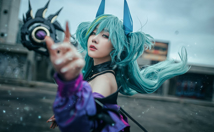 Gục trượt trước mùng cosplay đẹp nhất bú đôi mắt của Điêu Thuyền game Liên Quân - 2