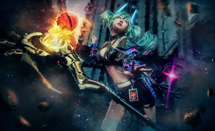 Gục trượt trước mùng cosplay đẹp nhất bú đôi mắt của Điêu Thuyền game Liên Quân - 10